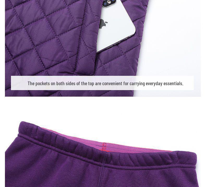 Premium Extra-Thick Winter Thermal Set for Middle-Aged and Elderly: Men's & Women's Velvet-Lined, Thick Warm Cardigan.