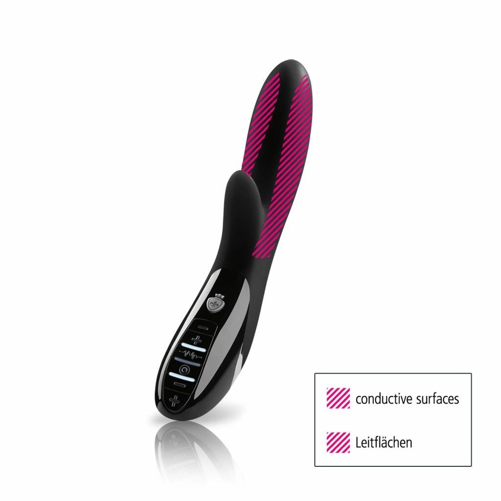 Electrostimulation Vibrator - Mystim Daring Danny eStim Black