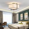 Modern Chinese Zen Square Chandelier for Living Room, Bedroom, or Tea Room