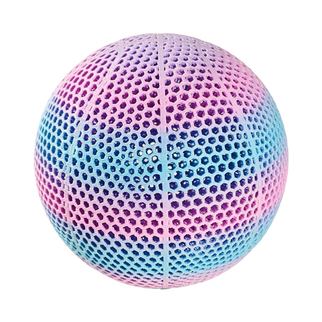 3D-gedruckter Airless-Basketball - Kein Aufpumpen erforderlich, Hoch - Geeignet für den Innen- und Außenbereich.