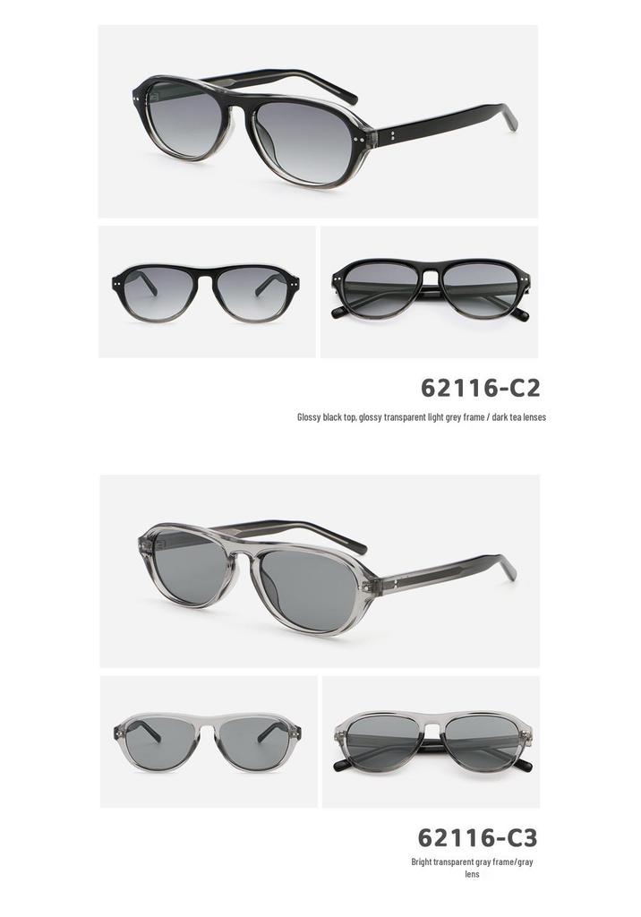 Trendy Men's and Women's Large Frame UV Protection Fashion Sunglasses