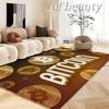 Luxurious B-bitcoin Logo Room Mats Retro Multiple Choice Living Room Kitchen Rug Non-Slip Welcome Rug