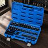 71 Pieces Drive Socket and Kit Labeled Portable Tool with Storage
