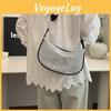 Chic And Elegant Korean Style Crossbody Pillow Bag In Soft Pu Material For Everyday Use