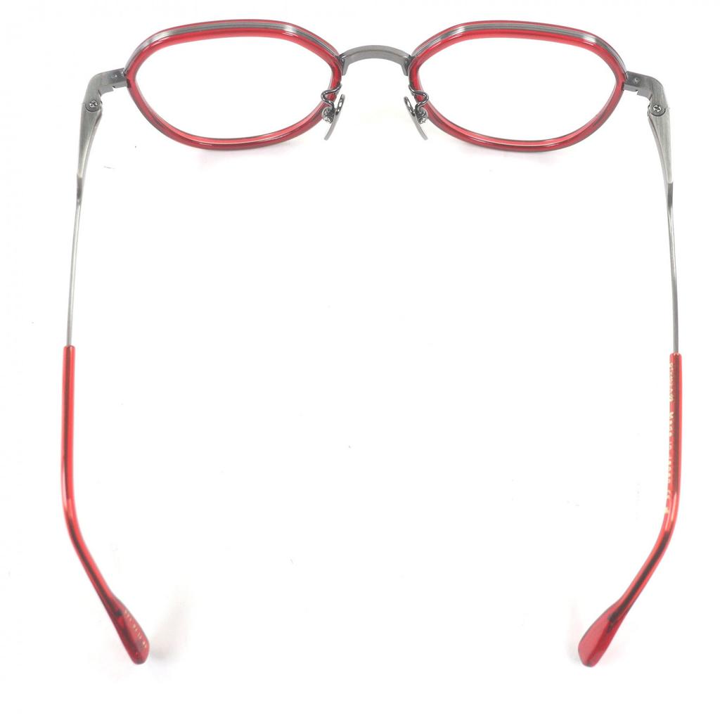 Pristine DITA Glasses AVIATIA-FOUR Clear Red Mens DTX453-A-03 Used