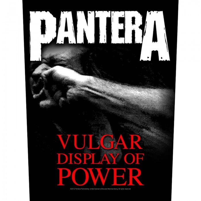 Pantera Vulgar Display Of Power Patch One Size branco/preto