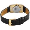 Montre-bracelet - AKZENT - Akzent - Boîtier métal doré - Cadran bleu - Bracelet simili cuir noir 16 mm