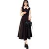Dress Academy style long-sleeved retro Mori skirt temperament thin French long dress women's clothing autumn and winter new
