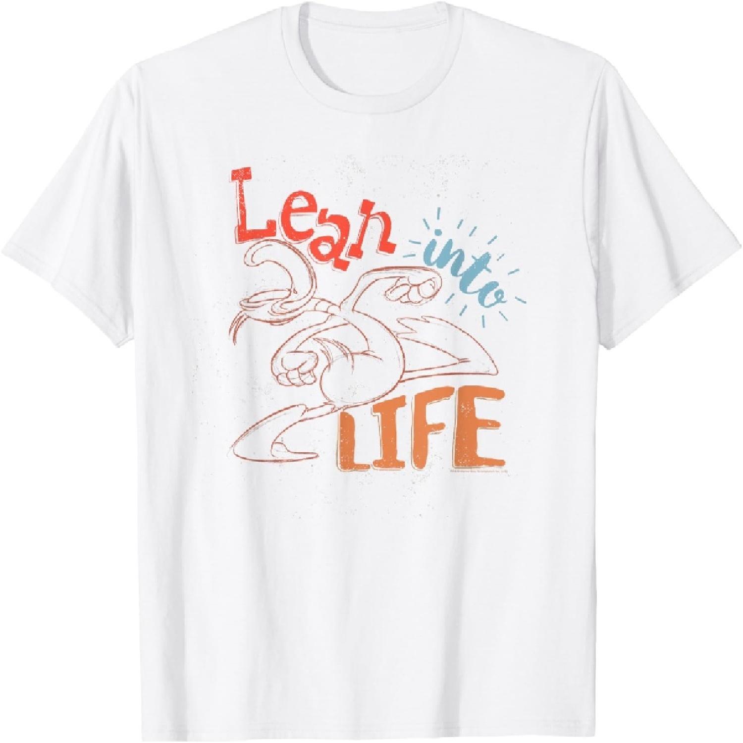 

Looney Tunes Daffy Duck Lean Into Life T-Shirt XXXXXL білий