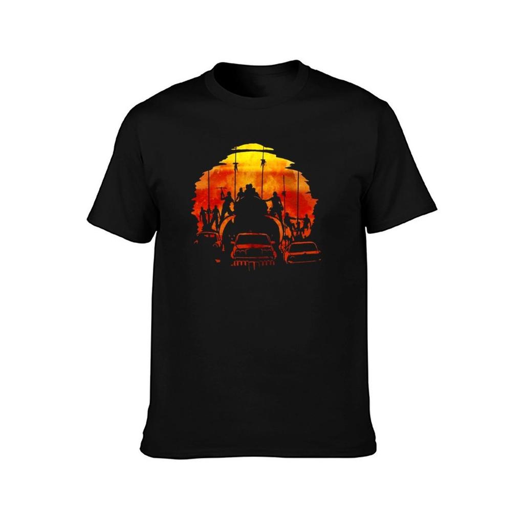 Mad Max Fury Road T-Shirt Essential T Shirt Aesthetic Clothes Custom T Shirt Anime Figures Shirts Men