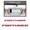 kycr7 1pc 3D ABS  FORTUNER Letters Emblem Stickers for Toyota Fortuner Car Front Hood Bonnet Grill Trunk Badge car Accessories