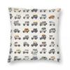 Adventure x Camping Rig Square Pillowcase Polyester Linen Velvet Creative Zip Decorative Pillow Case Home Cushion Cover