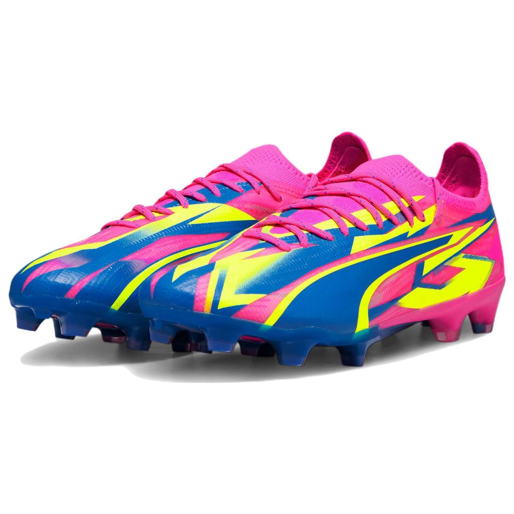 PUMA Ultra Ultimate AG Artificial Ground FG Firm Ground Abrasion Resistant Soccer Shoes Men's Red Blue 107540-01