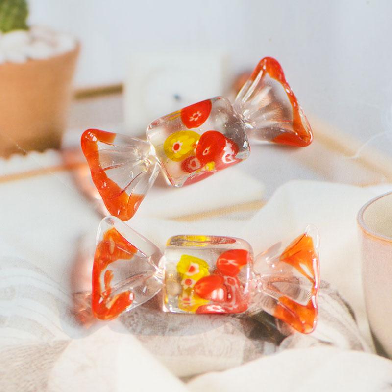 Handcrafted Glass Candy Ornament: Fruit Bowl Keepsake - Creative Holiday Gift