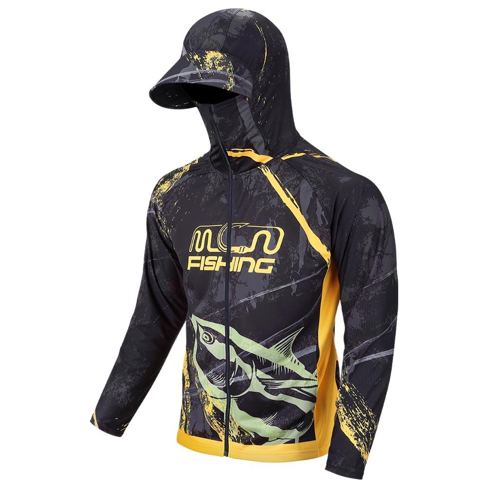 Mcnsports Vertical Jigging Uv Sun Guard Hooded Zip-Up Fishing Jacket