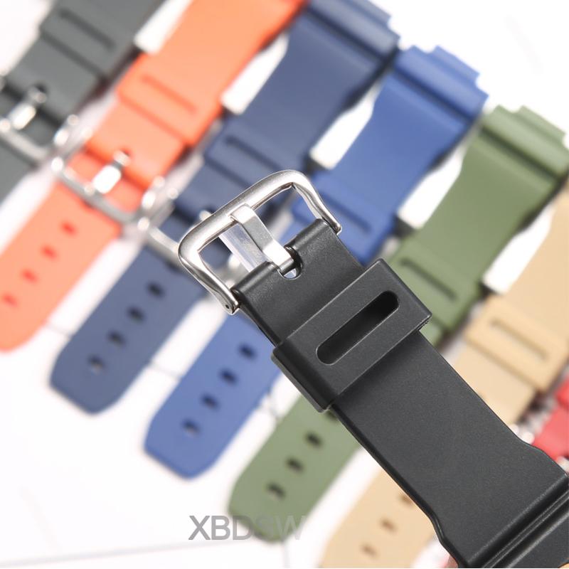 DW9052 Watch Band for Casio DW-9050/9051/9052 DW-9000/9003/9004 Bracelet Men's Silicone Replacement Strap