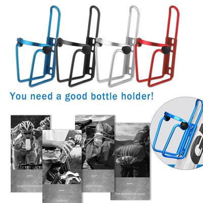 Aluminum Alloy Adjustable Bracket Bottles Storage Bicycle Cup Holder Water Bottle Holder Drink Rack