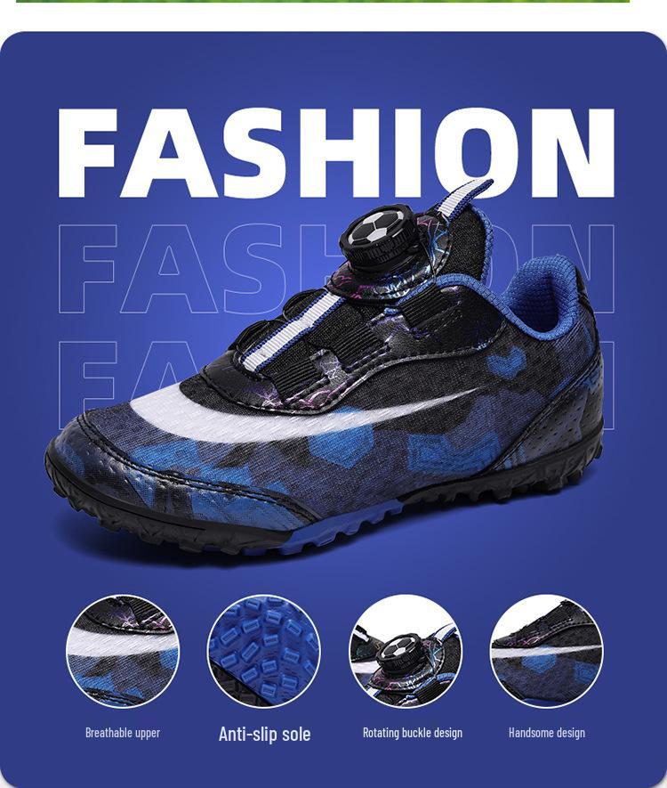 Breathable Mesh Kids Football Shoes for Boys and Girls - Perfect for School Competition and Training