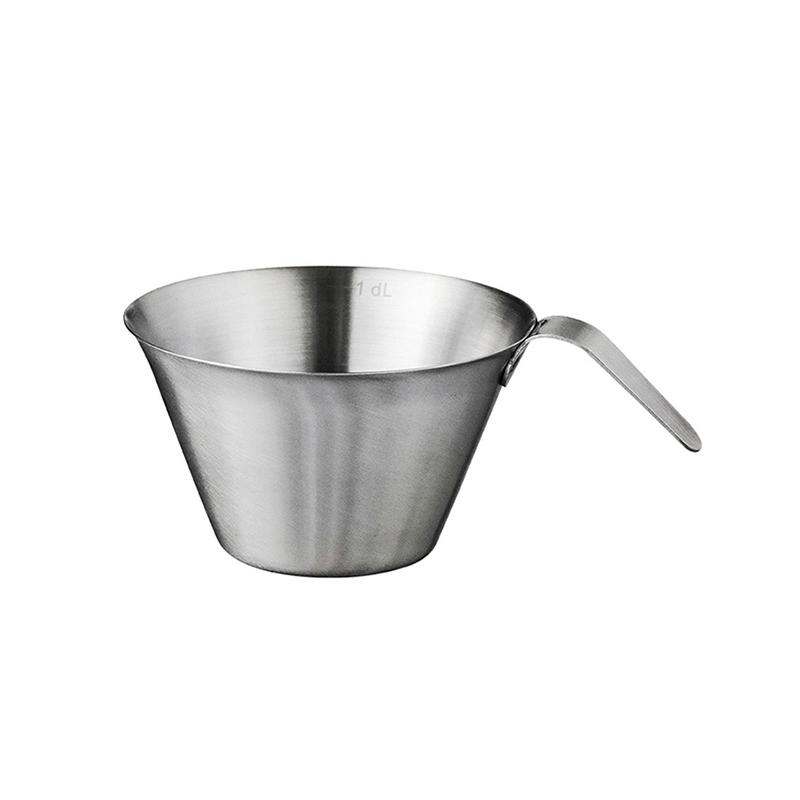 

100 мл чашка для эспрессо, маленький кофейник для молока, чашка для эспрессо, мерная чашка из нержавеющей стали, домашнее кафе, кухонные измерительные приборы