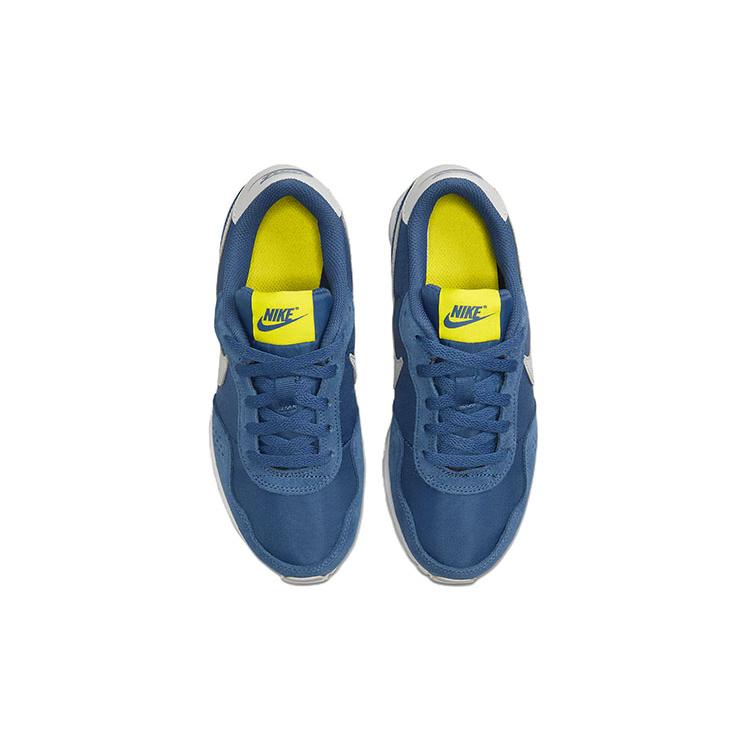 Nike MD Valiant Leather Cushioning Slip Resistant Abrasion Resistant Low top Kids' Running Shoes Blue Teenagers CN8558-406