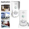 2 Way Voice Intercom ABS Two Way Audio Voice Sender and Reciever Doorbell System Unit for Home Hospital Hotel Call Door Chime