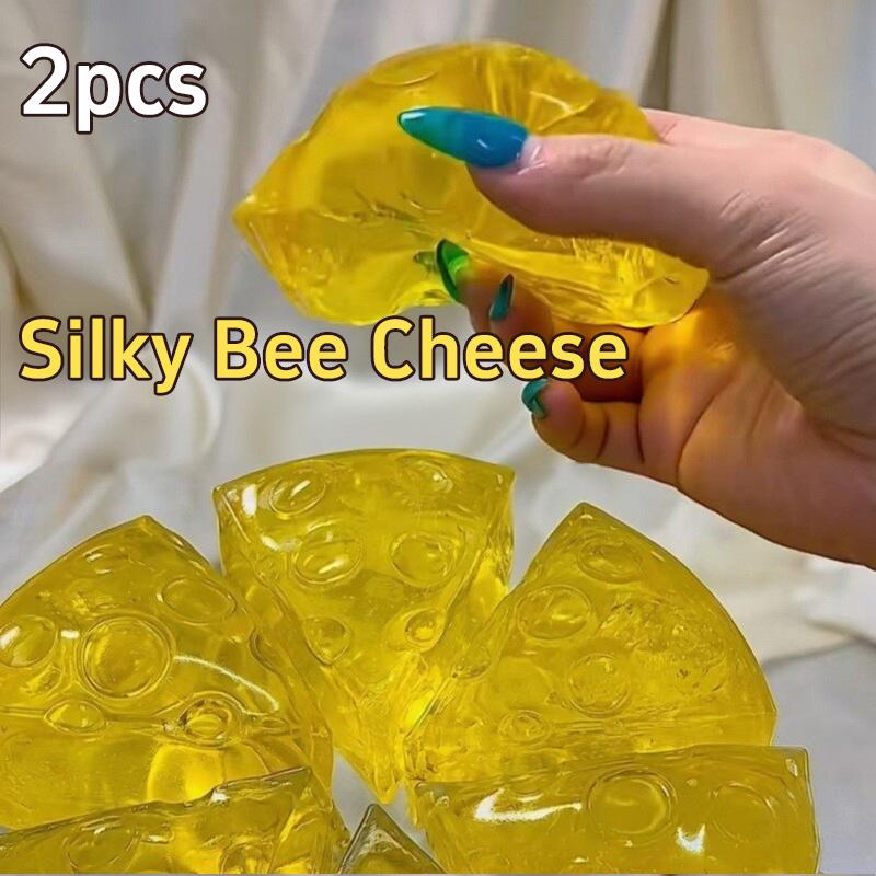 Squishy Maltose Honey Cheese Square Fidgets Pinching Funny Soft Anti-Stress Slow Rebound Squeeze Sensory Tool Kids Adults Gifts