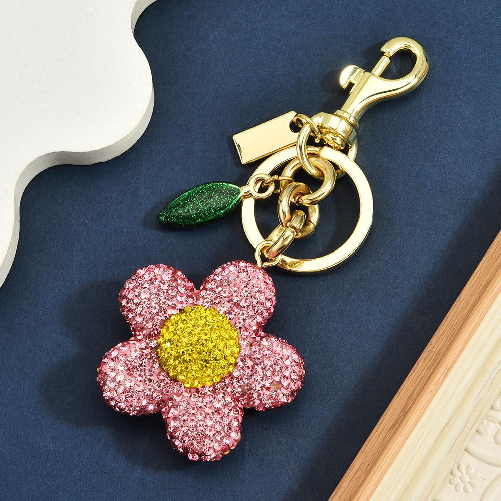 Girl's Heart Niche Flower Keychain