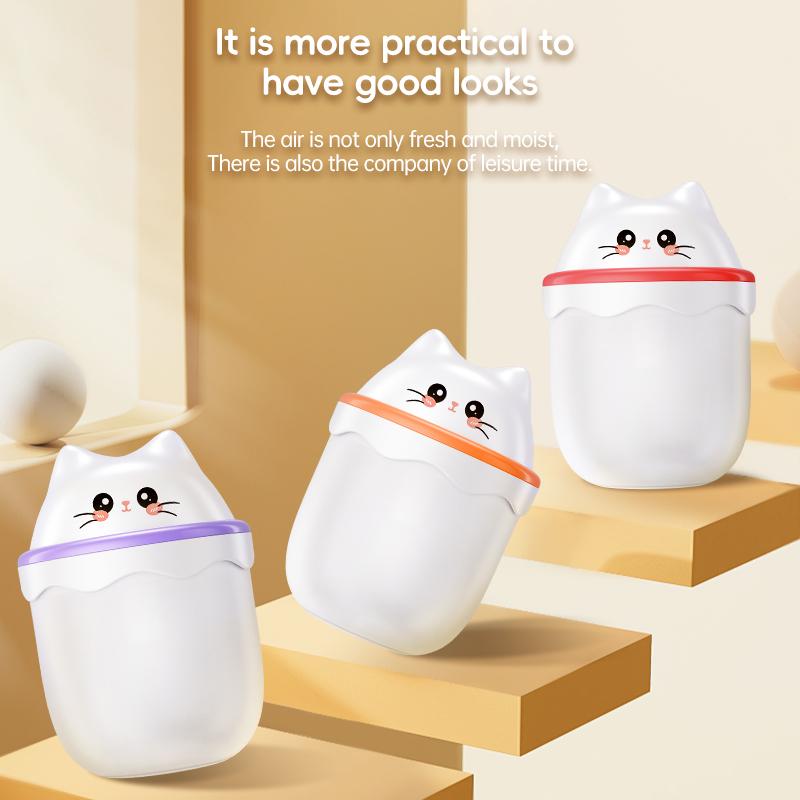 Cute Pet Humidifier Desktop Home Mini Spray Hydrator Atmosphere Night Light Office Creative Portable Cold Fog For Travel Bedroom