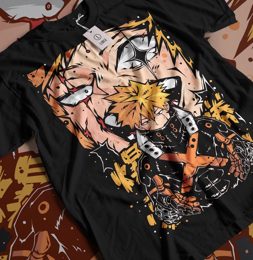 Bakugo Katsuki,My Hero,Boku No Hero Bakugou,Kaccha  n, Anime,Unisex Shirt