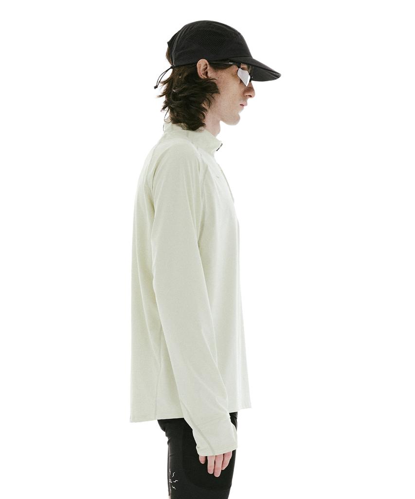 Koldeuwom Tempo Grid Half Zip (Lime Cream)