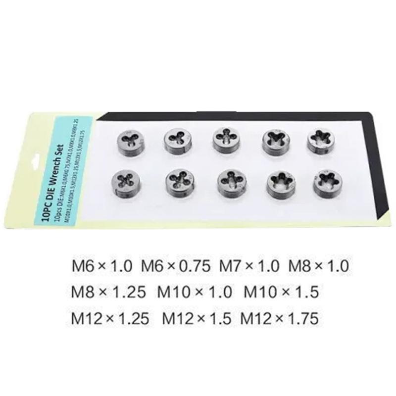 10pcs Socket Wrench Collection Set for Various Screw Size Home Repairs Vehicle Maintenance Tool Easy Screw & Nut Removal
