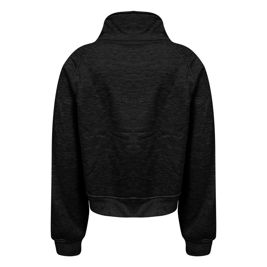 Women's Solid-color Fashionable Long-sleeved Top Coat