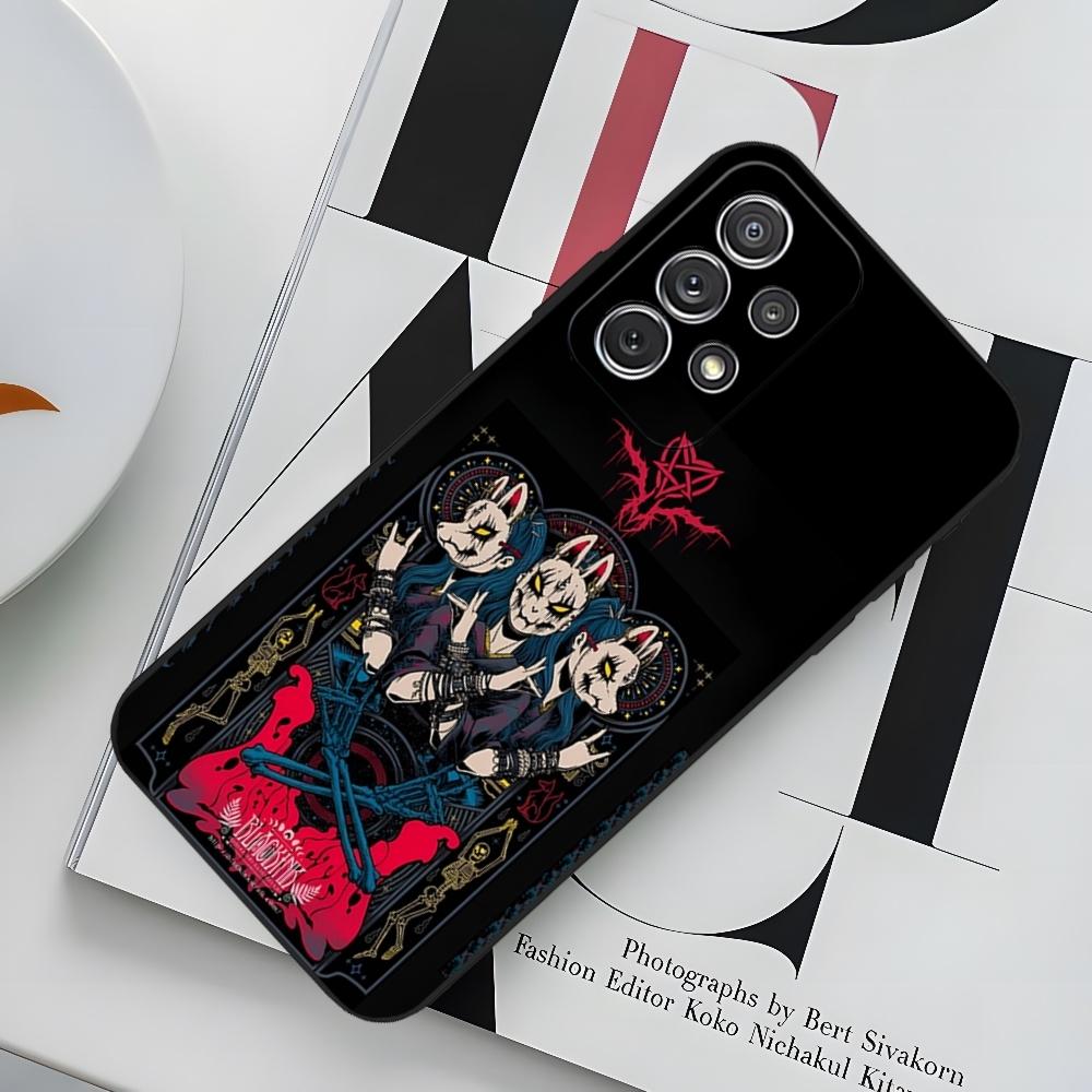 B-BABYMETAL R-Rock Band Phone Case for Sumsung Galaxy S24 S23 S22 S21 S20 A24 A34 N20 M54 A54 A53 Fe Plus Ultra Black Soft Cover