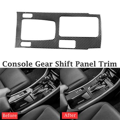 Carbon Fiber Car Center Control Gear Panel Dekorative Aufkleber Für Honda Accord 2013-2017
