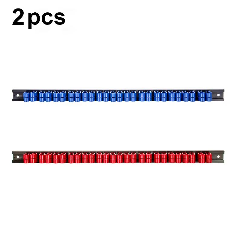 1/2PCS Wall Mount Screwdriver Plier Storage Hammer/pliers/screwdriver Manual Tools Integrated Storage Base Stand Plastic Rail