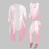 Plus Size Flower Print 3 Piece Outfit, Long Sleeve Open Front Cardigan Cami Top Leggings Set for Women