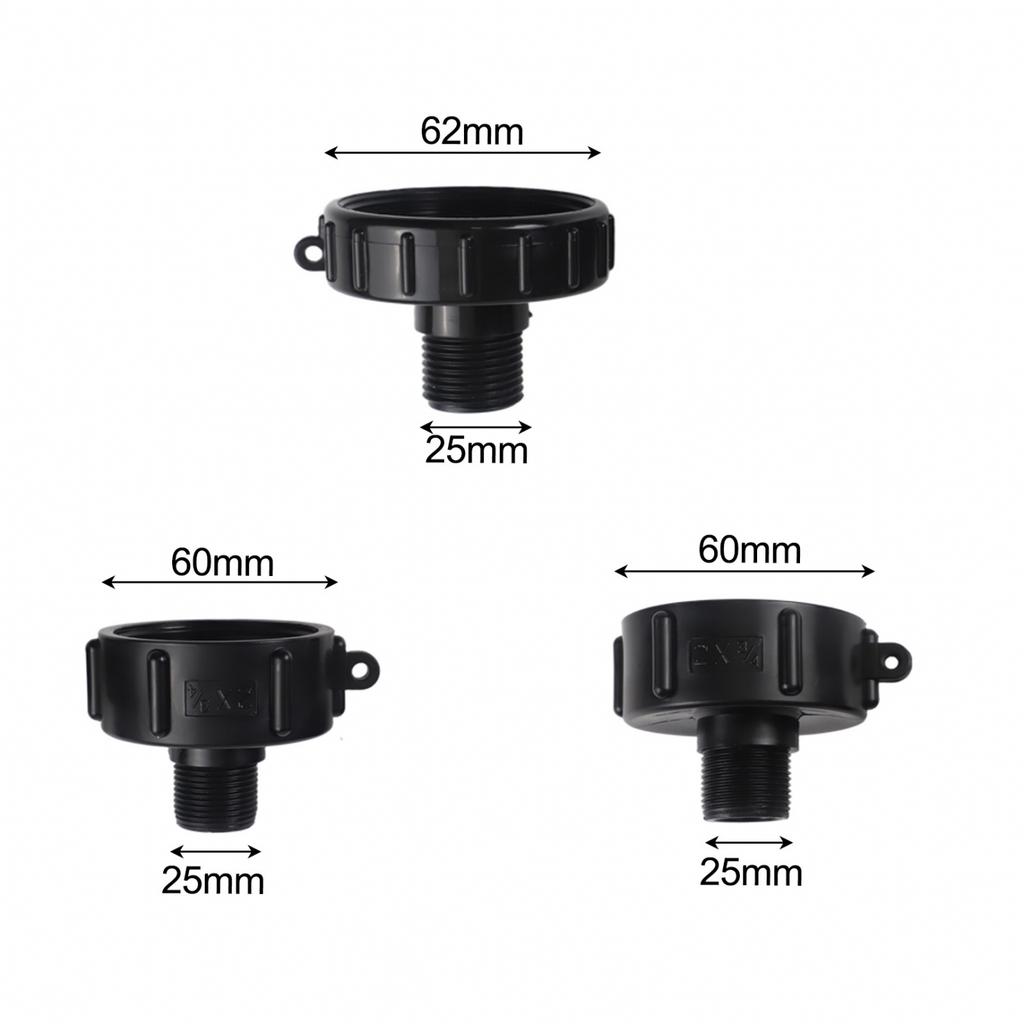 IBC Garden Hose Adapter Threaded Hose Connector Water Pipe Adapter Adapter Set