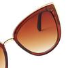 Women Sunglasses Vintage Style Thickened Lenses Leopard Print Fashion Cat Eye Women Sunglasses for Female