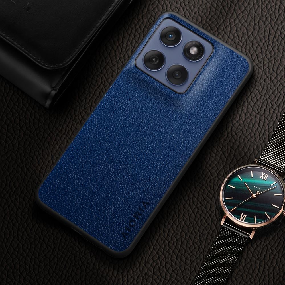 Luxury Case for Motorola for Moto Edge 60 Pro Fusion Neo 5G Lychee Pattern Faux Leather