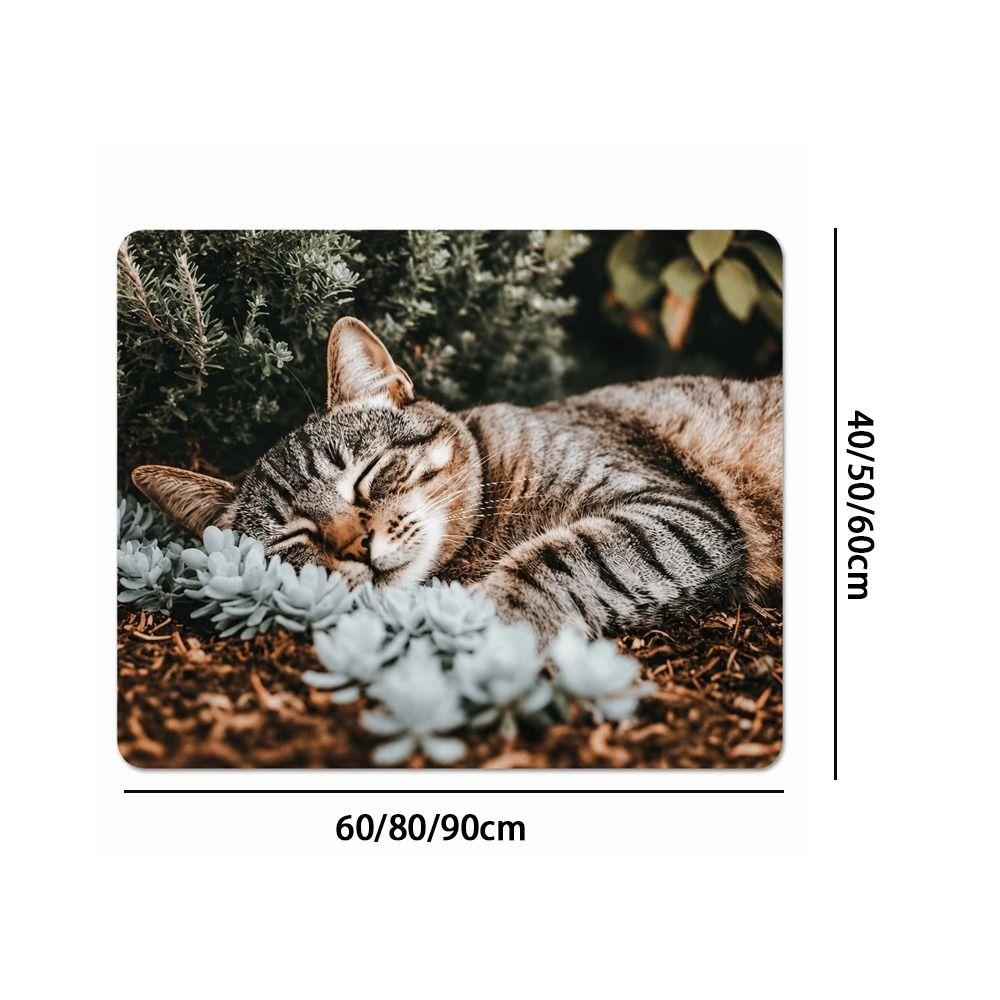 Non-Slip Cat Puppy Printed Mat Anti-fouling Cartoon Carpet Funny Home Decor Carpet  Bedrooms