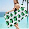 SciFi C-Crazy Aliens Towel Multi-purpose Quick Dry Towel Family Outdoor Pool Beach Travel Daily Bath Use