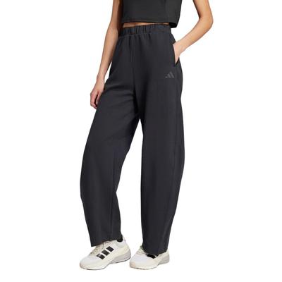 Sports Lifestyle Series Casual Fashion Simple Loose Knit Sports Pants Women Bottoms Black JF3415