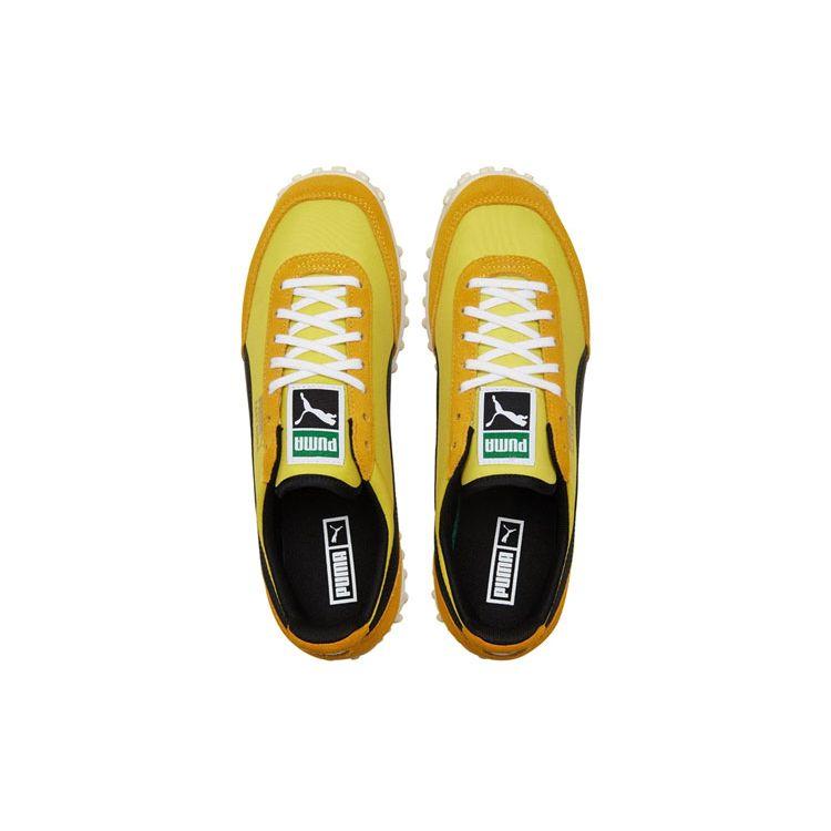 Puma Fast Rider Synthetic Leather Sports Casual Low-Top Lifestyle Shoes Unisex Shoes Yellow 371601-17