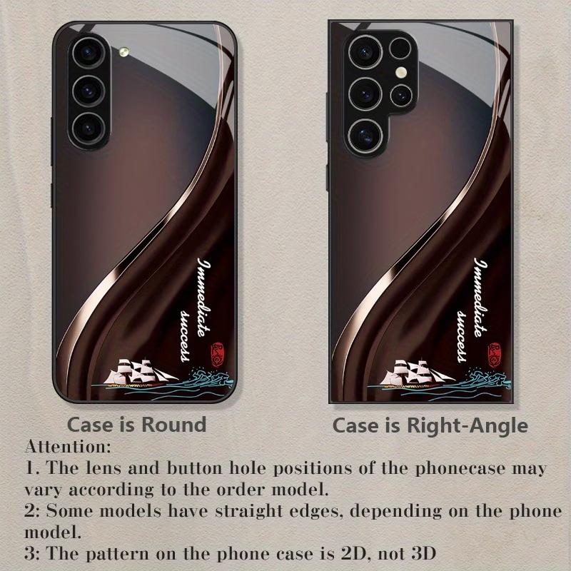 Hot-selling High-end Men's Business Gradual Change Samsung S25ULTRA Tempered Glass Mobile Phone Case