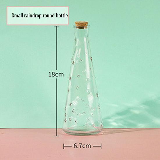 DIY Cork Star Wishing Drift Bottle - Clear Glass Ocean Lucky Star Bottle