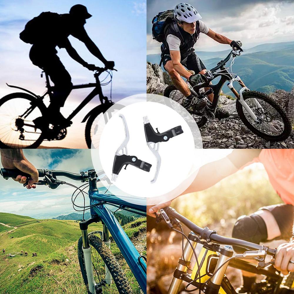 

1pc Bike Brake Handle Sturdy Bicycles Brake Handle Handlebar Brake Lever Ergonomic Brake Lever Handle Bicycles Replacement Parts 1set белый