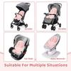 KAKIBLIN Infant Car Seat Insert for Baby To Newborn,Baby Head Support with Baby Head Pillow Breathable Fabric Baby Car Seat Head Support, Baby Car