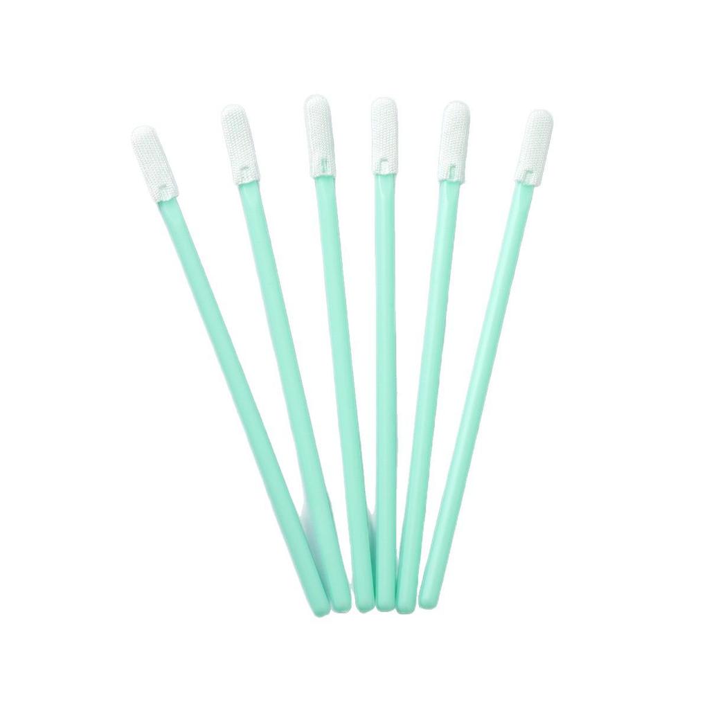 626B Tozsuz Sünger Çubuklar - Tarayıcılar ve Mikro Cihazlar için 100 Düz Yuvarlak Başlı Temizleme Çubuğu