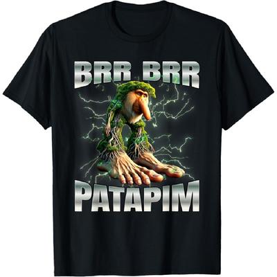 Brr Brr Patapim Italian Brainrot Meme Forest Monkey Bootleg T-Shirt