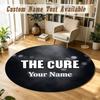 Round Rug Custom NameThe Cure Pattern Non Slip Carpet Home Floor Decor